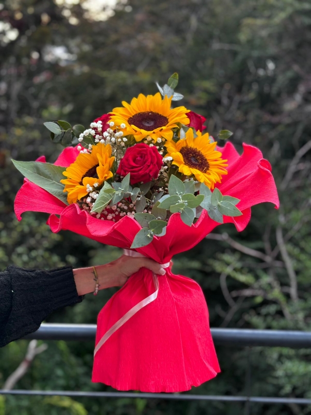 Ramo de 3 girasoles